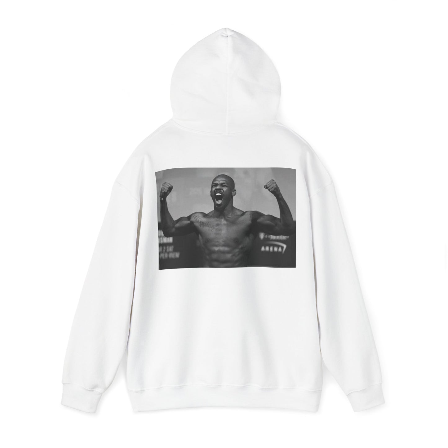 Trust None Jon Jones Hoodie (Black & White)