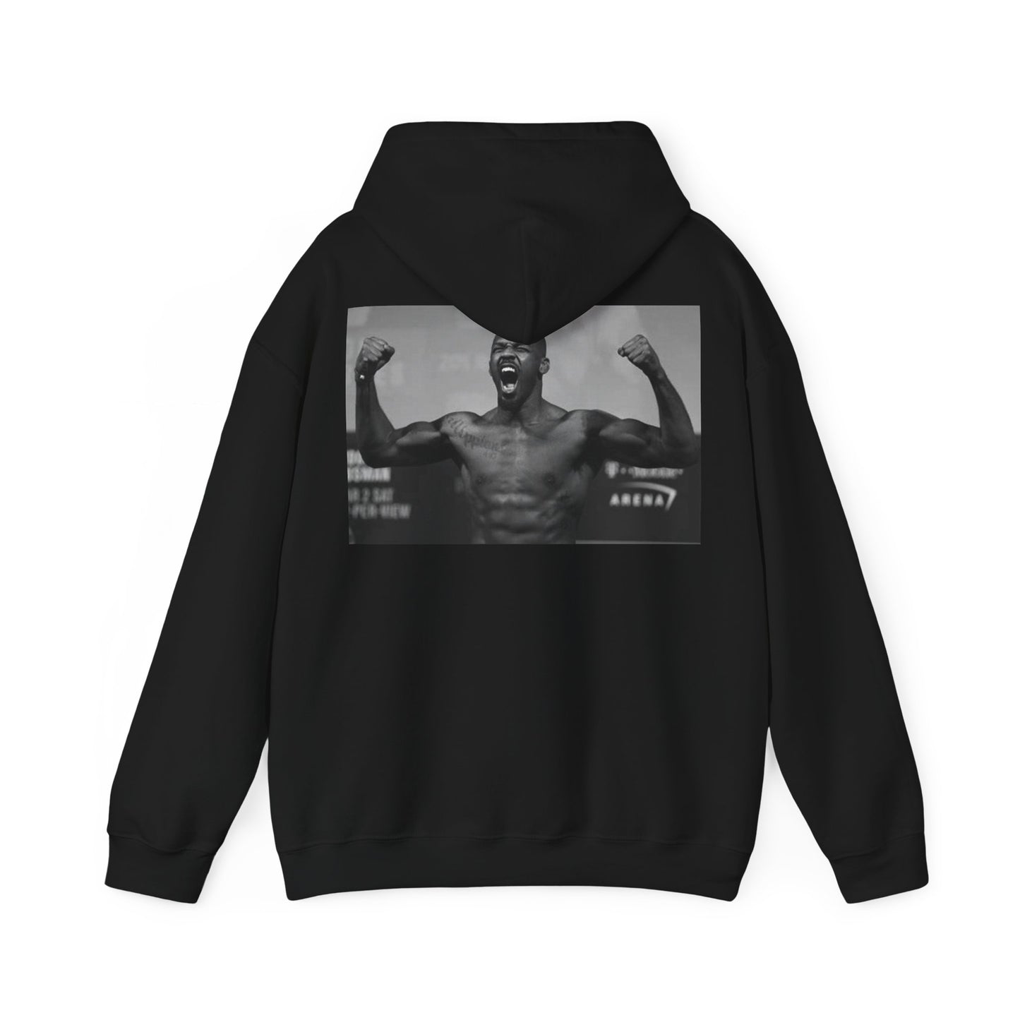 Trust None Jon Jones Hoodie (Black & White)